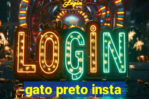 gato preto insta